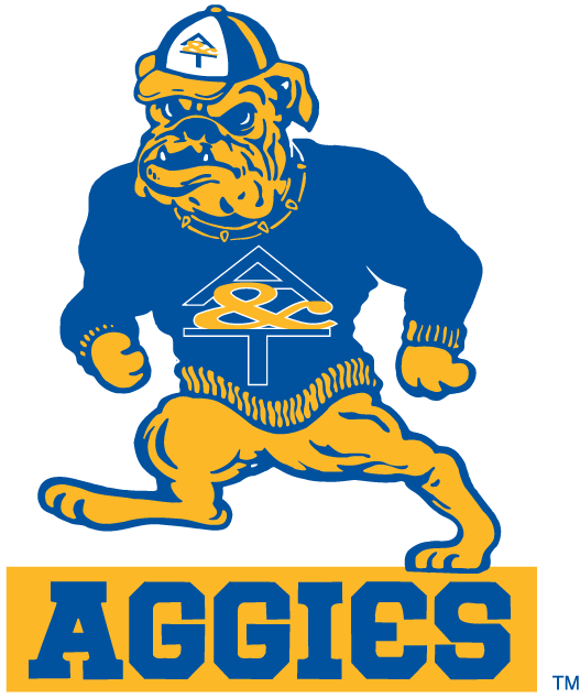 North Carolina A&T Aggies 1988-2005 Primary Logo iron on paper